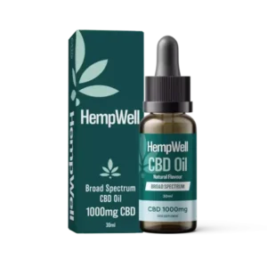 שמן CBD ספקטרום רחב 3.33% של hempwell