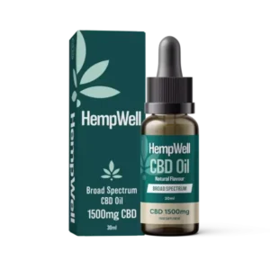 שמן CBD ספקטרום רחב 5% של hempwell